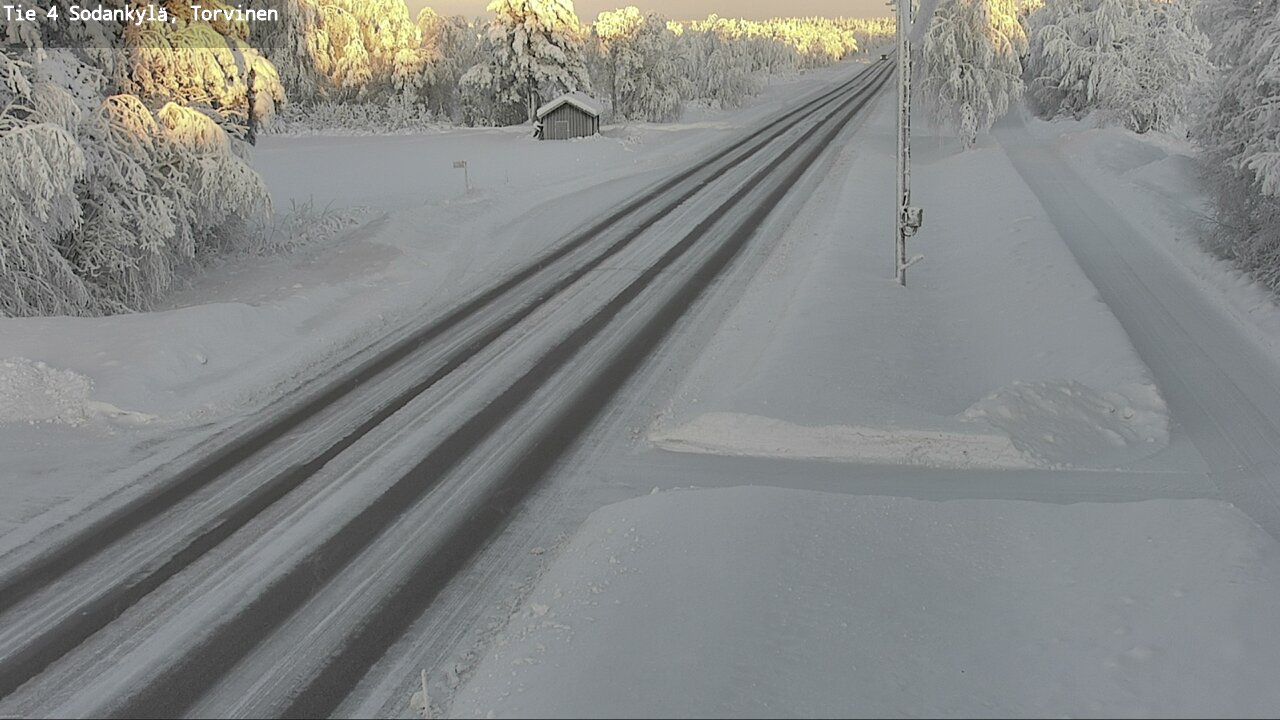 Weather Camera Image Väg 4 Sodankylä, Torvinen, Sodankylä, Lappi