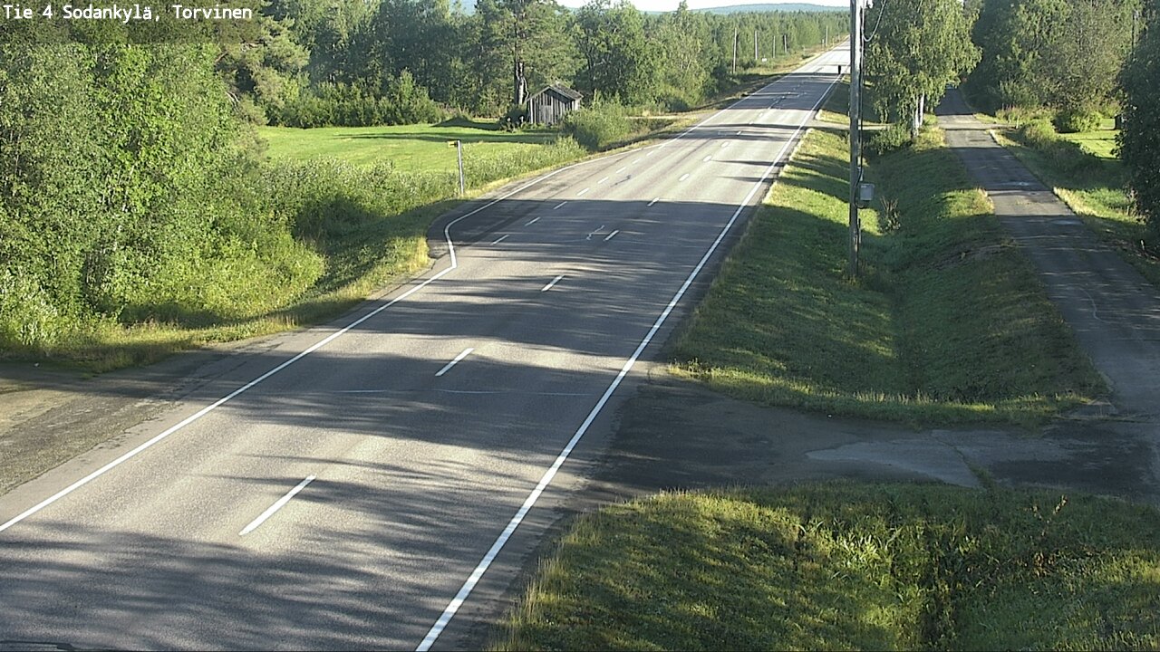 Weather Camera Image Road 4 Sodankylä, Torvinen, Sodankylä, Lappi