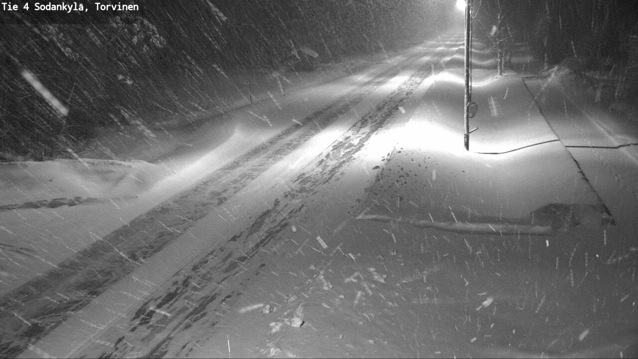 Weather Camera Image Väg 4 Sodankylä, Torvinen, Sodankylä, Lappi