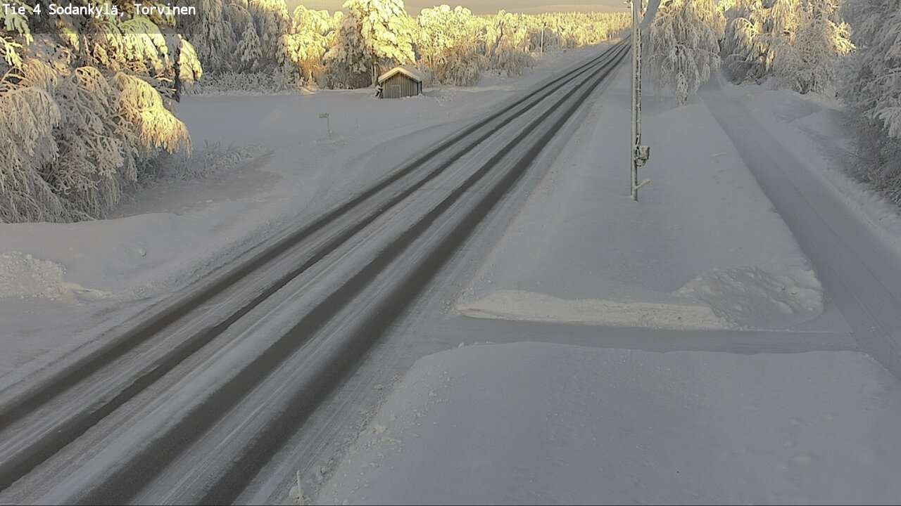 Weather Camera Image Väg 4 Sodankylä, Torvinen, Sodankylä, Lappi