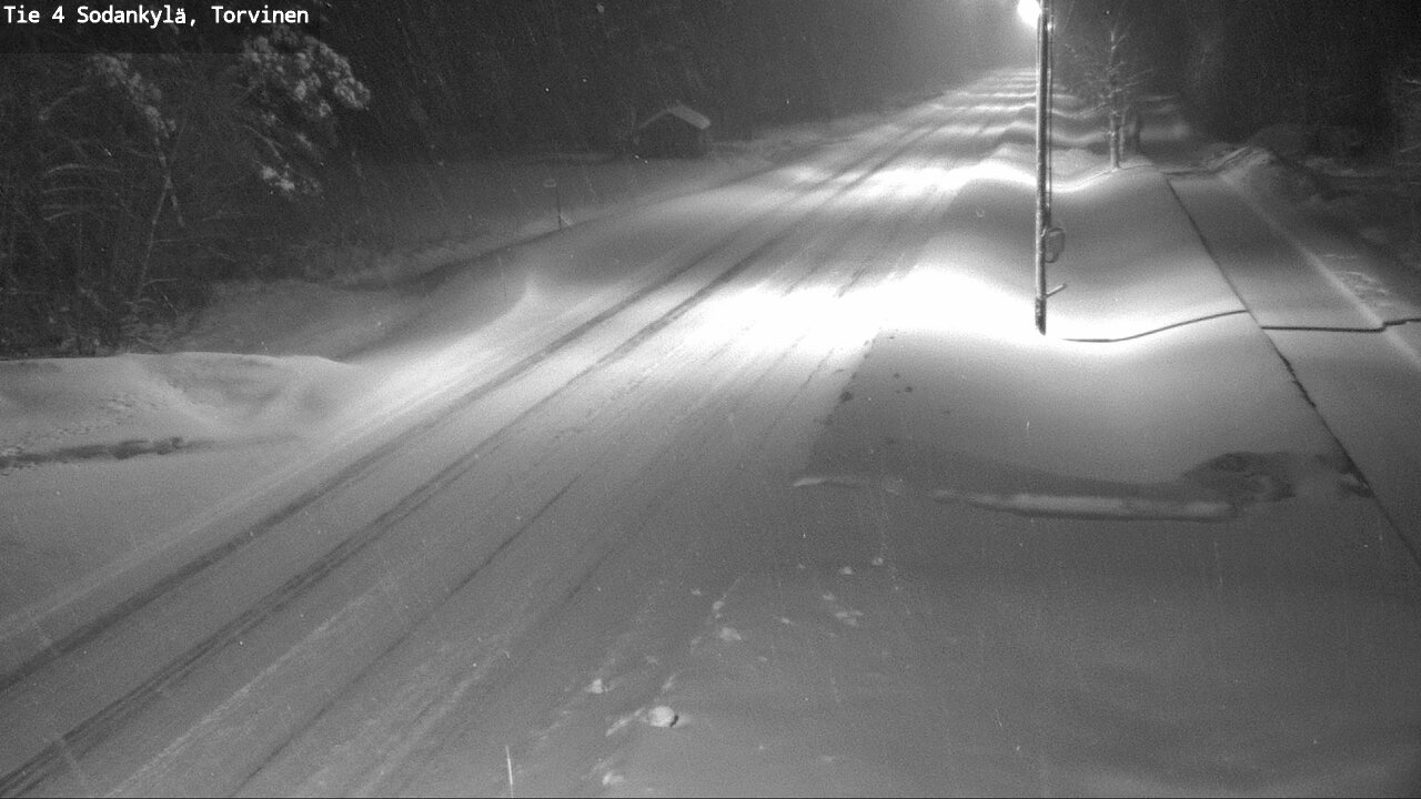 Weather Camera Image Väg 4 Sodankylä, Torvinen, Sodankylä, Lappi