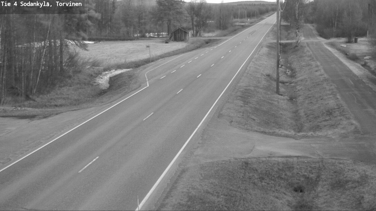Weather Camera Image Road 4 Sodankylä, Torvinen, Sodankylä, Lappi