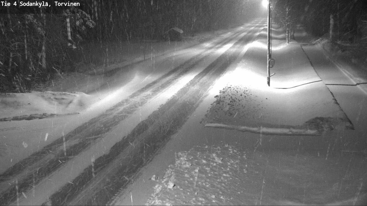 Weather Camera Image Väg 4 Sodankylä, Torvinen, Sodankylä, Lappi