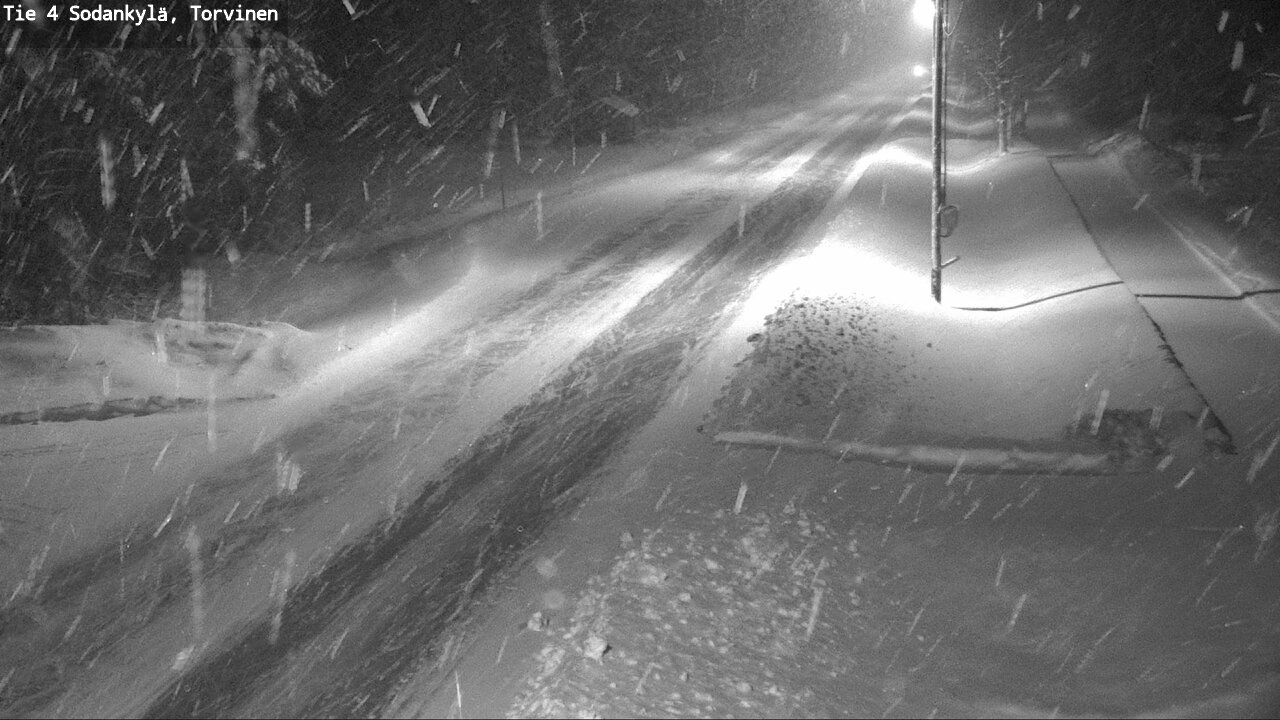 Weather Camera Image Väg 4 Sodankylä, Torvinen, Sodankylä, Lappi
