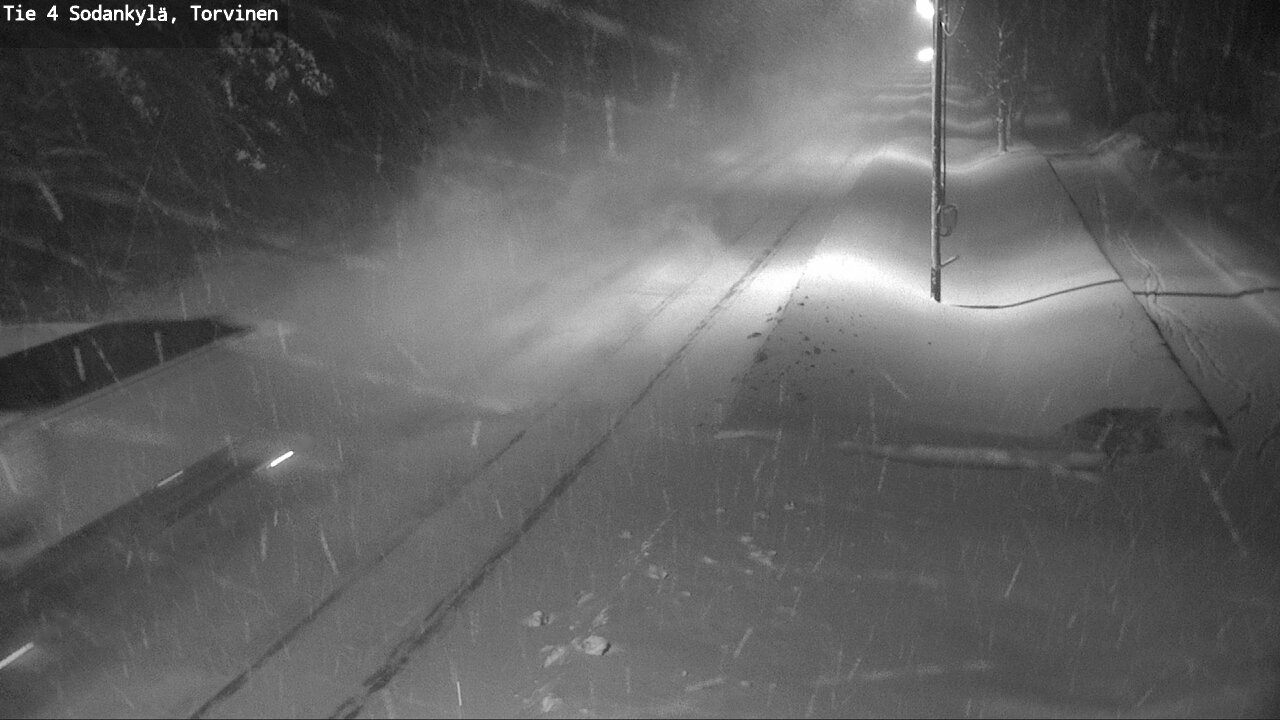Weather Camera Image Väg 4 Sodankylä, Torvinen, Sodankylä, Lappi