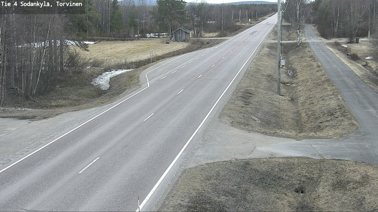 Weather Camera Image Road 4 Sodankylä, Torvinen, Sodankylä, Lappi