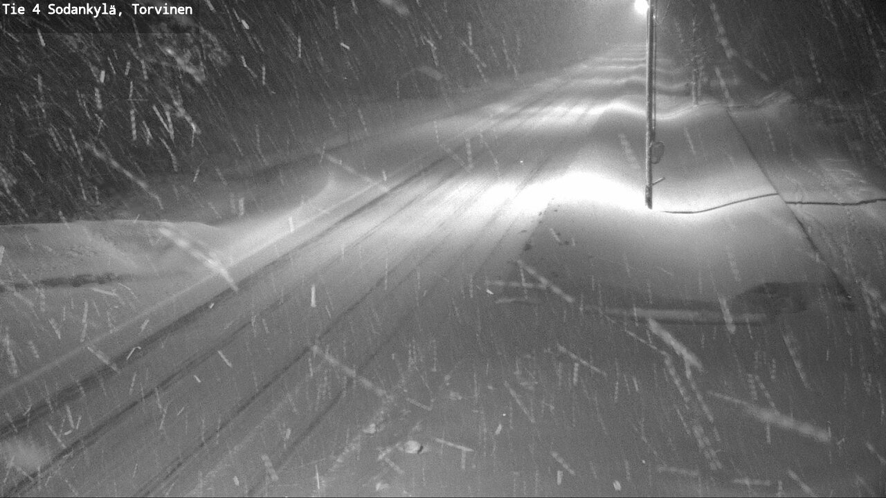 Weather Camera Image Väg 4 Sodankylä, Torvinen, Sodankylä, Lappi