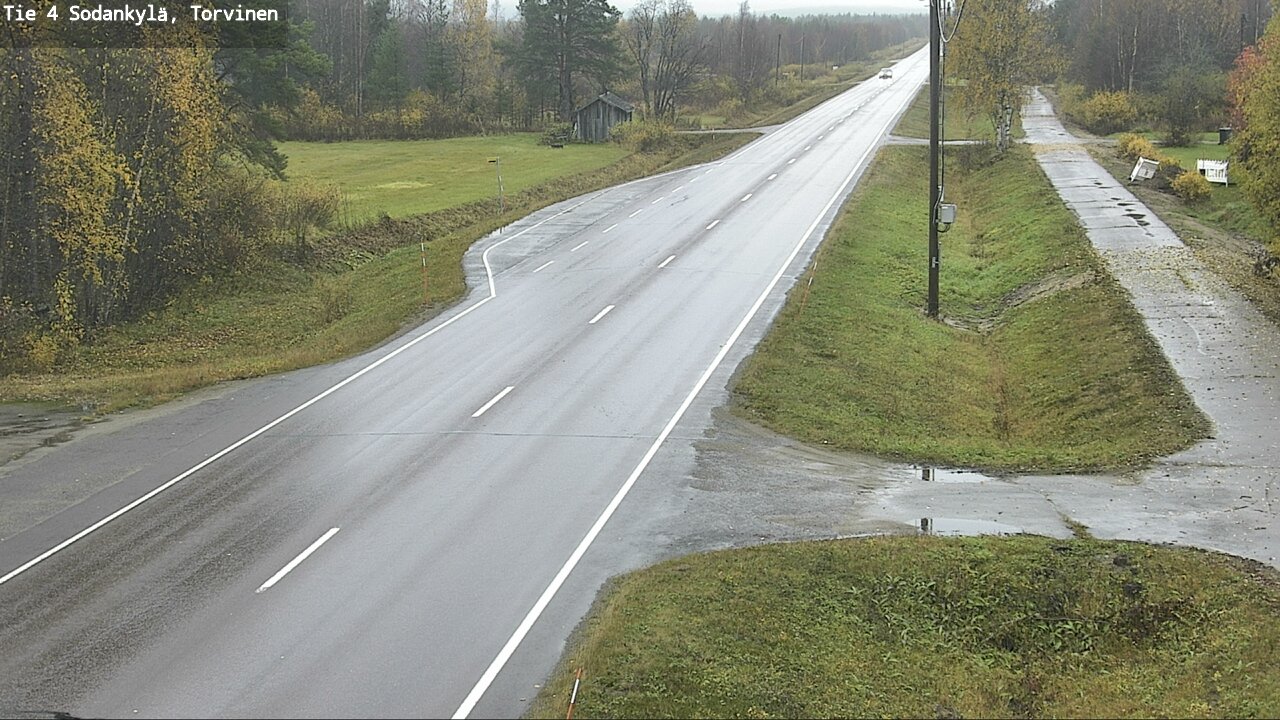 Weather Camera Image Road 4 Sodankylä, Torvinen, Sodankylä, Lappi