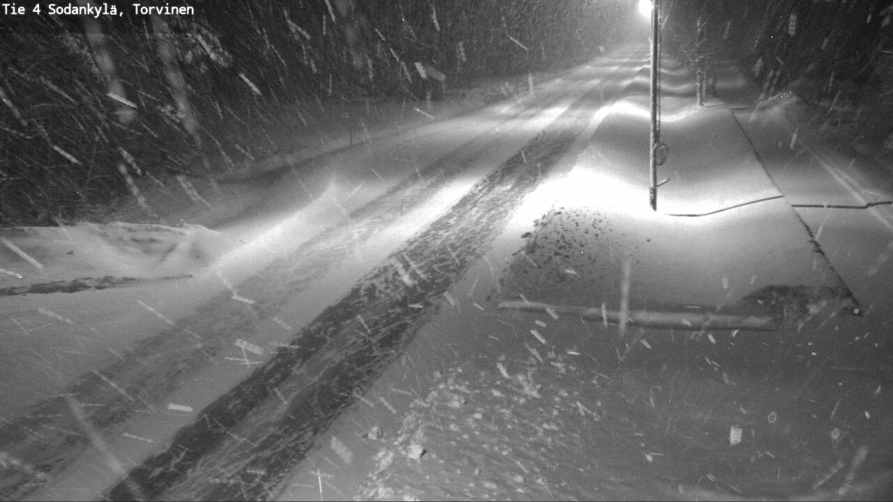 Weather Camera Image Väg 4 Sodankylä, Torvinen, Sodankylä, Lappi