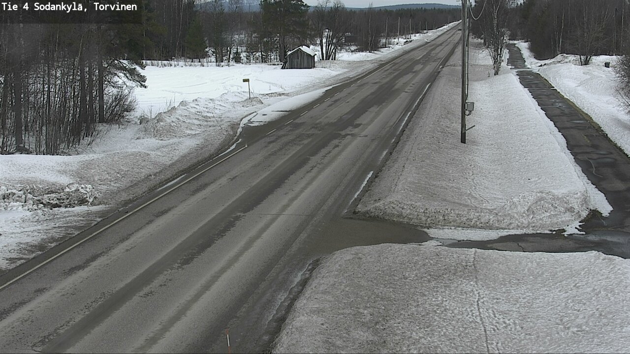 Weather Camera Image Väg 4 Sodankylä, Torvinen, Sodankylä, Lappi