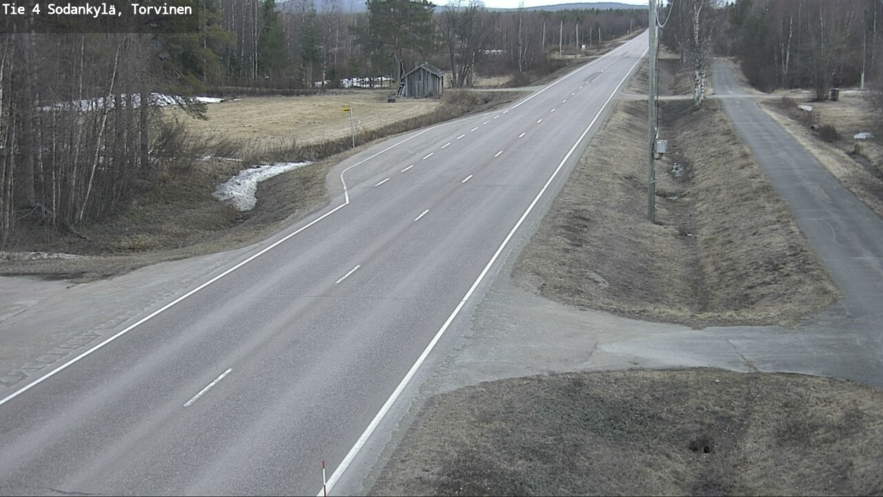 Weather Camera Image Road 4 Sodankylä, Torvinen, Sodankylä, Lappi