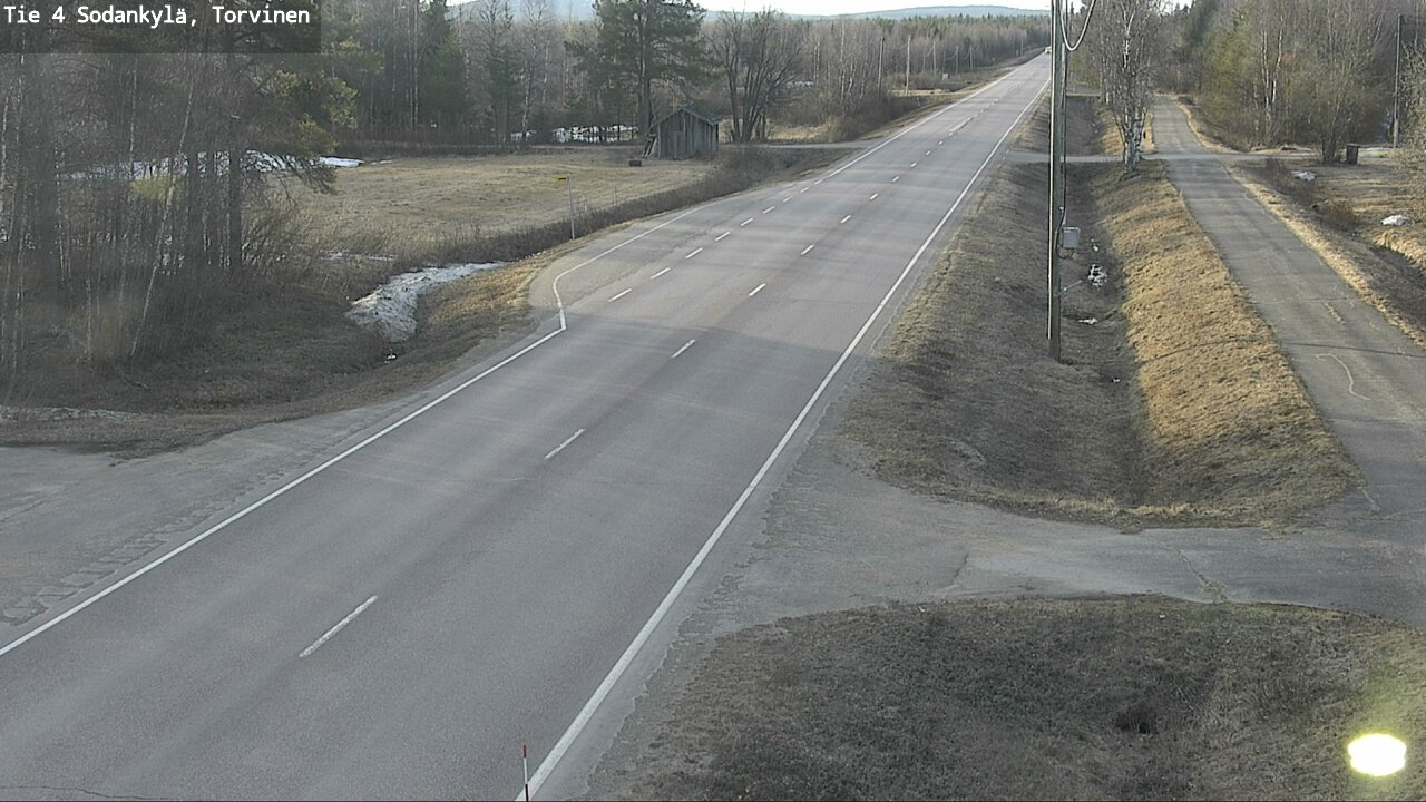 Weather Camera Image Väg 4 Sodankylä, Torvinen, Sodankylä, Lappi