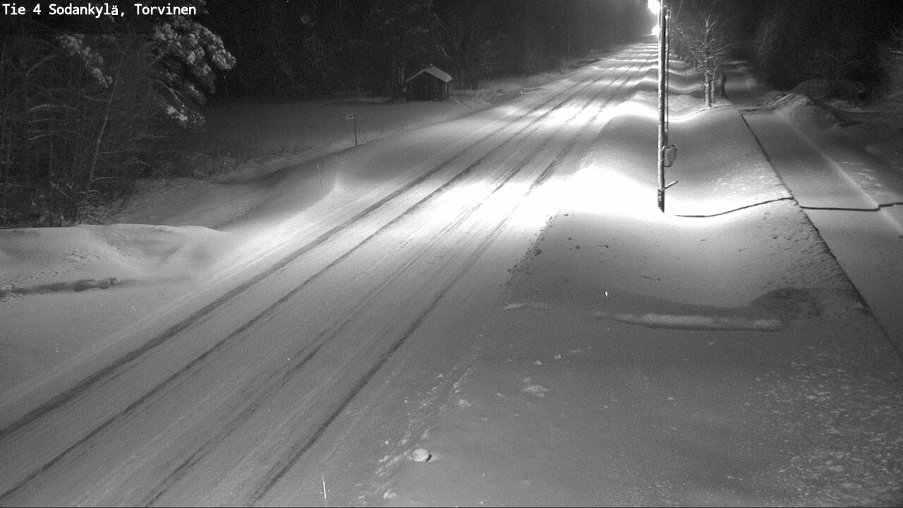 Weather Camera Image Väg 4 Sodankylä, Torvinen, Sodankylä, Lappi