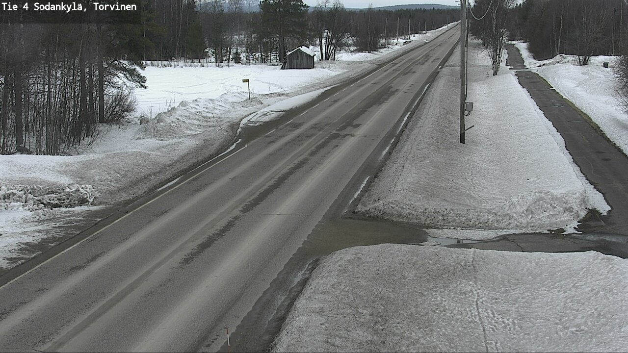 Weather Camera Image Väg 4 Sodankylä, Torvinen, Sodankylä, Lappi