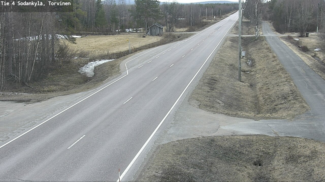 Weather Camera Image Road 4 Sodankylä, Torvinen, Sodankylä, Lappi