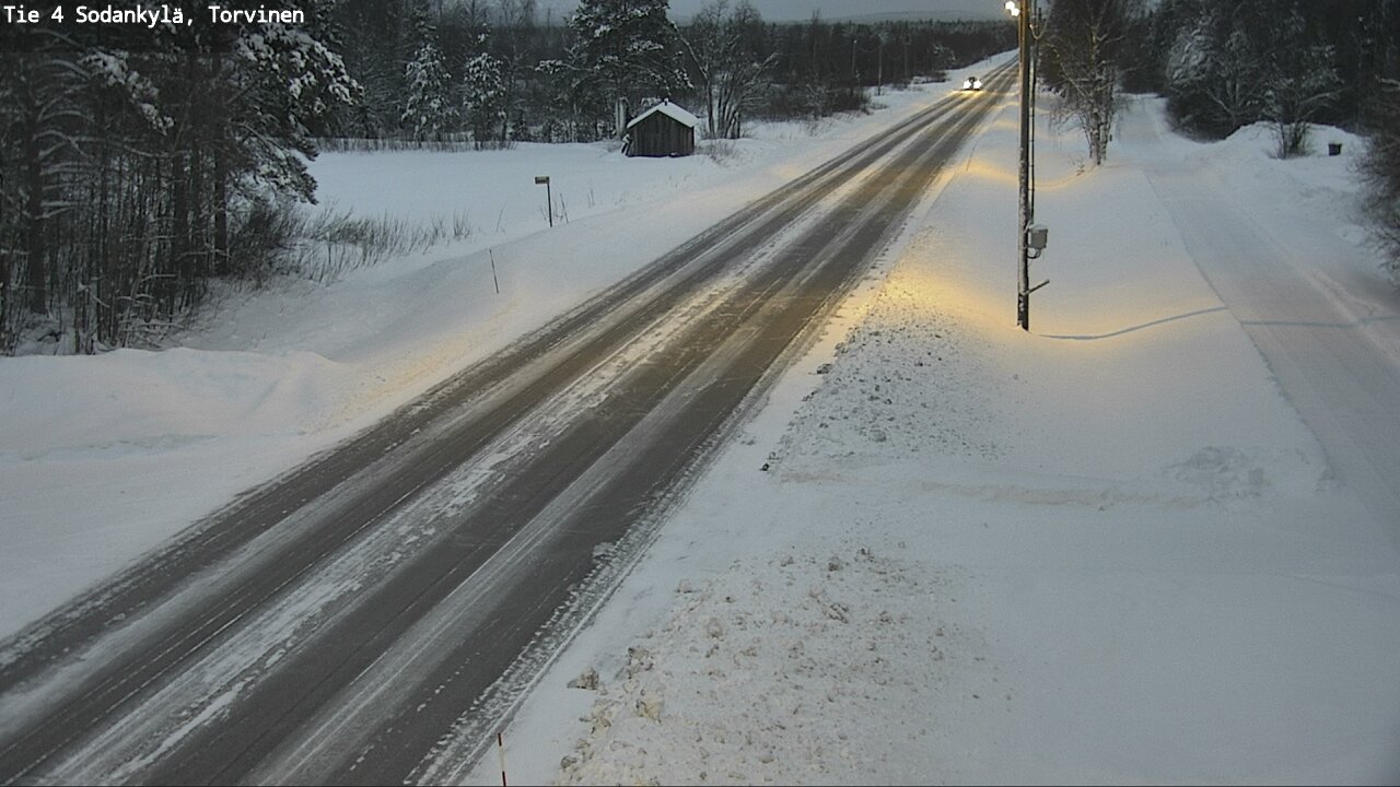 Weather Camera Image Väg 4 Sodankylä, Torvinen, Sodankylä, Lappi