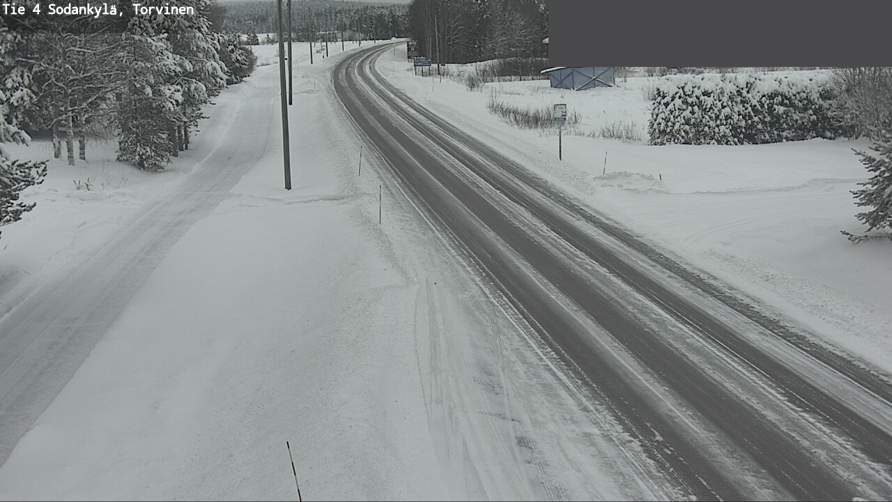 Weather Camera Image Road 4 Sodankylä, Torvinen, Sodankylä, Lappi