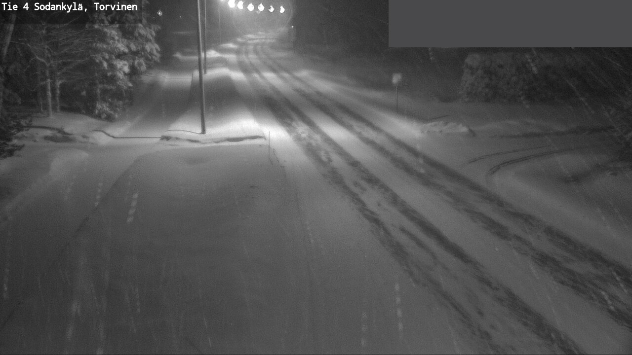 Weather Camera Image Road 4 Sodankylä, Torvinen, Sodankylä, Lappi