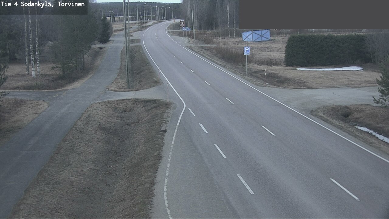 Weather Camera Image Road 4 Sodankylä, Torvinen, Sodankylä, Lappi