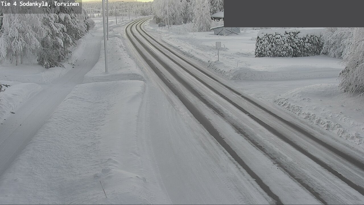 Weather Camera Image Road 4 Sodankylä, Torvinen, Sodankylä, Lappi