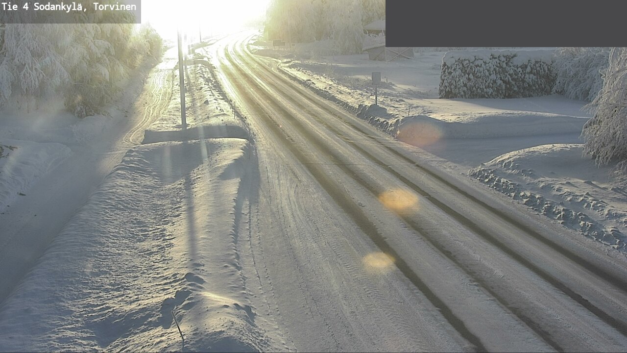 Weather Camera Image Road 4 Sodankylä, Torvinen, Sodankylä, Lappi