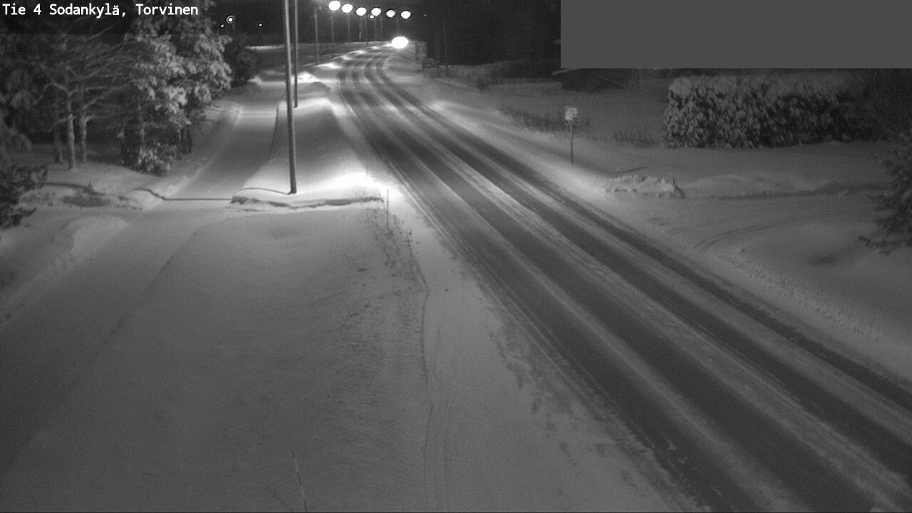 Weather Camera Image Road 4 Sodankylä, Torvinen, Sodankylä, Lappi