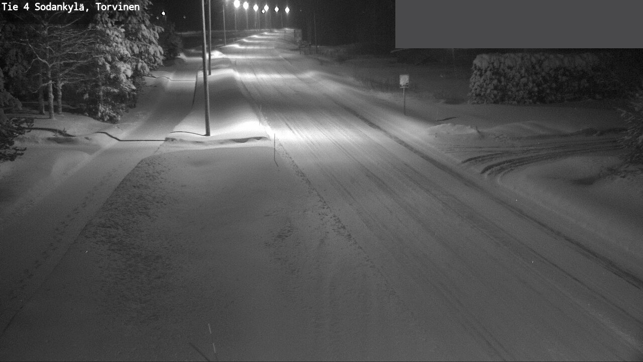 Weather Camera Image Road 4 Sodankylä, Torvinen, Sodankylä, Lappi