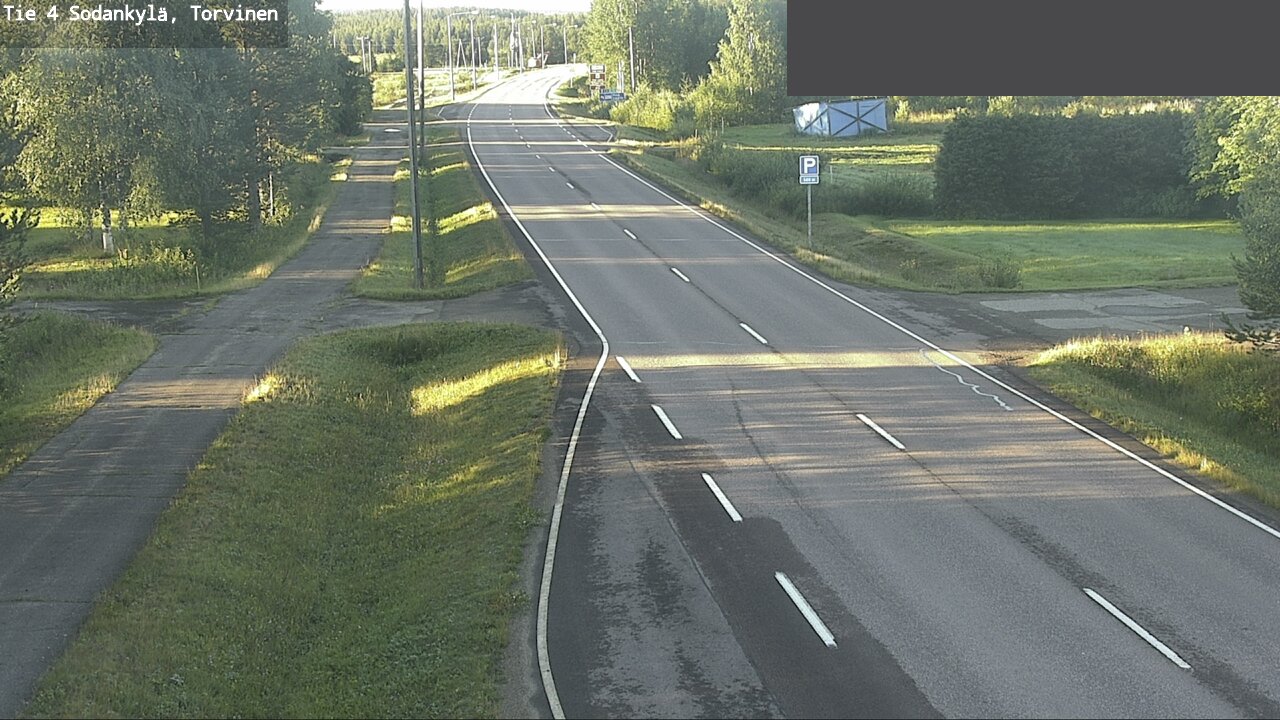 Weather Camera Image Road 4 Sodankylä, Torvinen, Sodankylä, Lappi