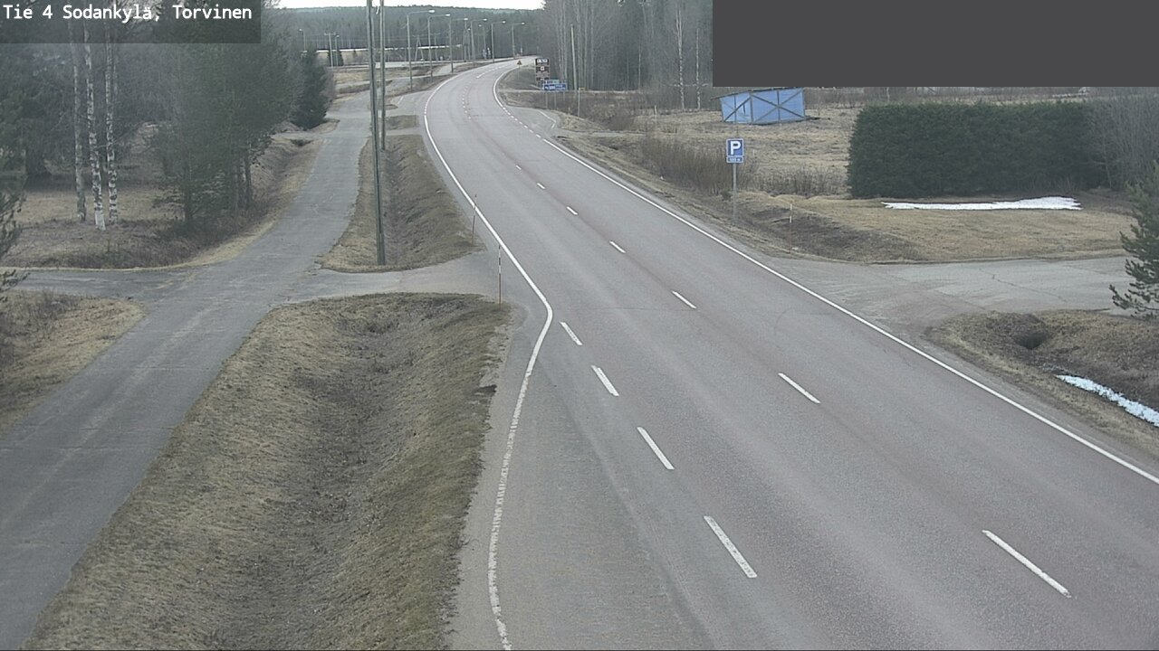 Weather Camera Image Road 4 Sodankylä, Torvinen, Sodankylä, Lappi