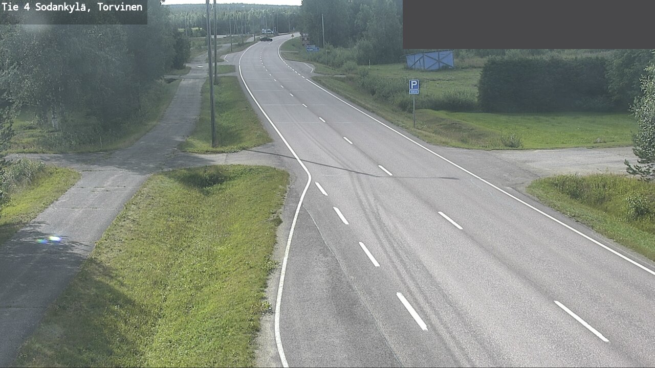 Weather Camera Image Road 4 Sodankylä, Torvinen, Sodankylä, Lappi