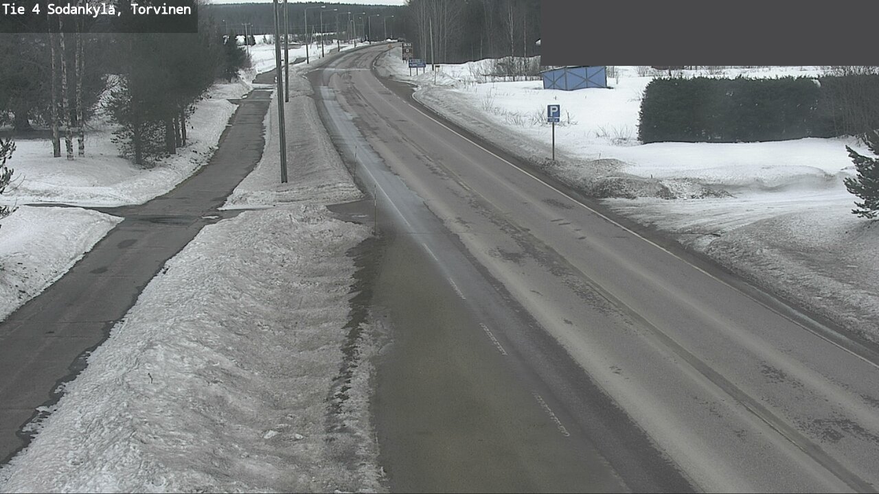 Weather Camera Image Väg 4 Sodankylä, Torvinen, Sodankylä, Lappi