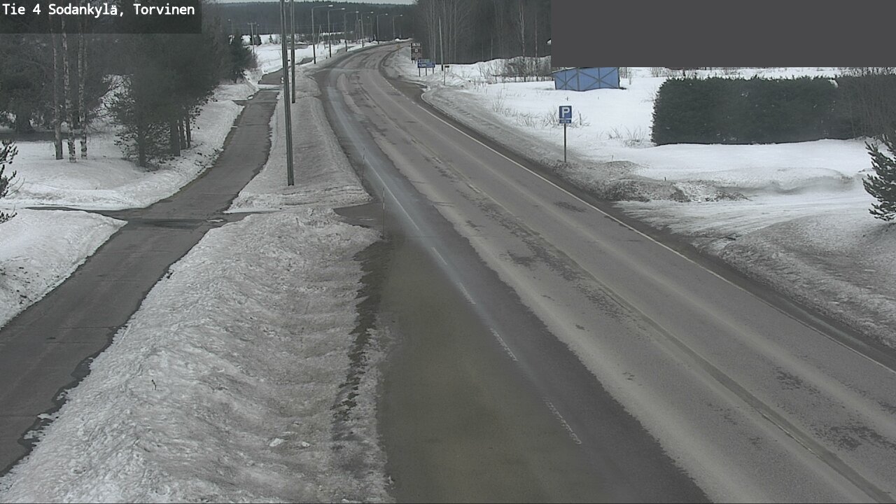 Weather Camera Image Väg 4 Sodankylä, Torvinen, Sodankylä, Lappi