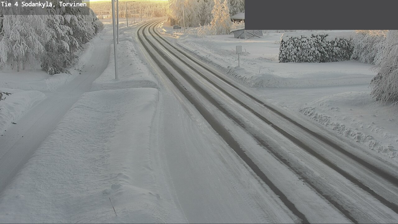 Weather Camera Image Road 4 Sodankylä, Torvinen, Sodankylä, Lappi