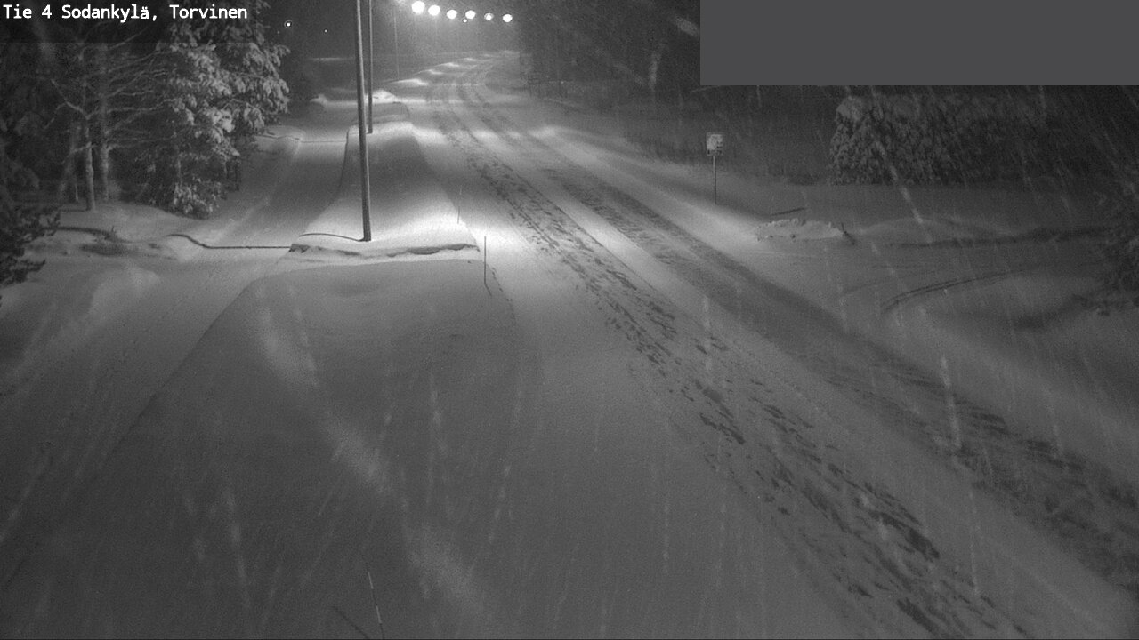 Weather Camera Image Road 4 Sodankylä, Torvinen, Sodankylä, Lappi