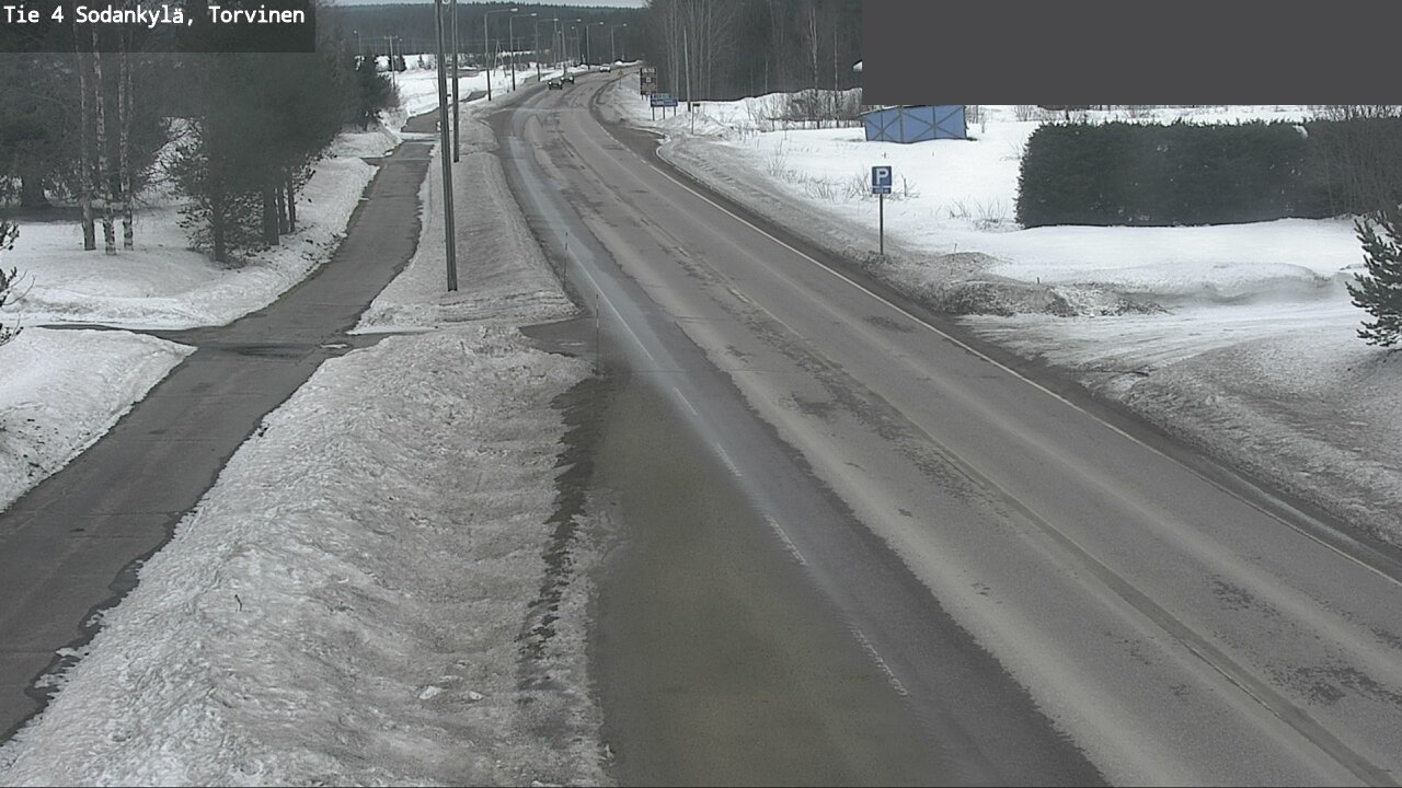 Weather Camera Image Väg 4 Sodankylä, Torvinen, Sodankylä, Lappi