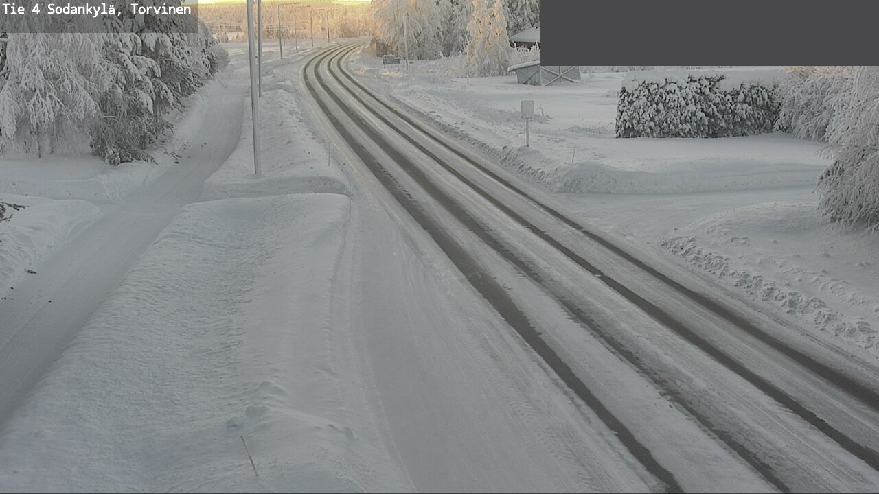 Weather Camera Image Road 4 Sodankylä, Torvinen, Sodankylä, Lappi