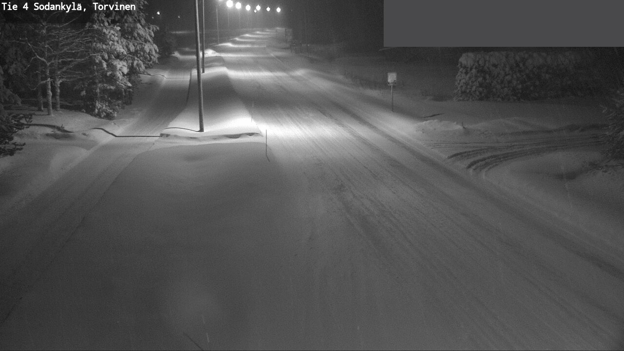 Weather Camera Image Road 4 Sodankylä, Torvinen, Sodankylä, Lappi