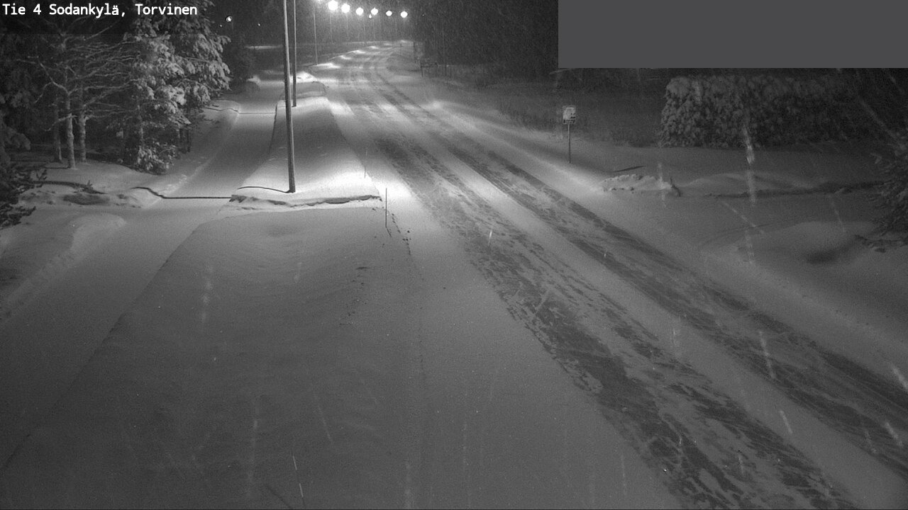 Weather Camera Image Road 4 Sodankylä, Torvinen, Sodankylä, Lappi