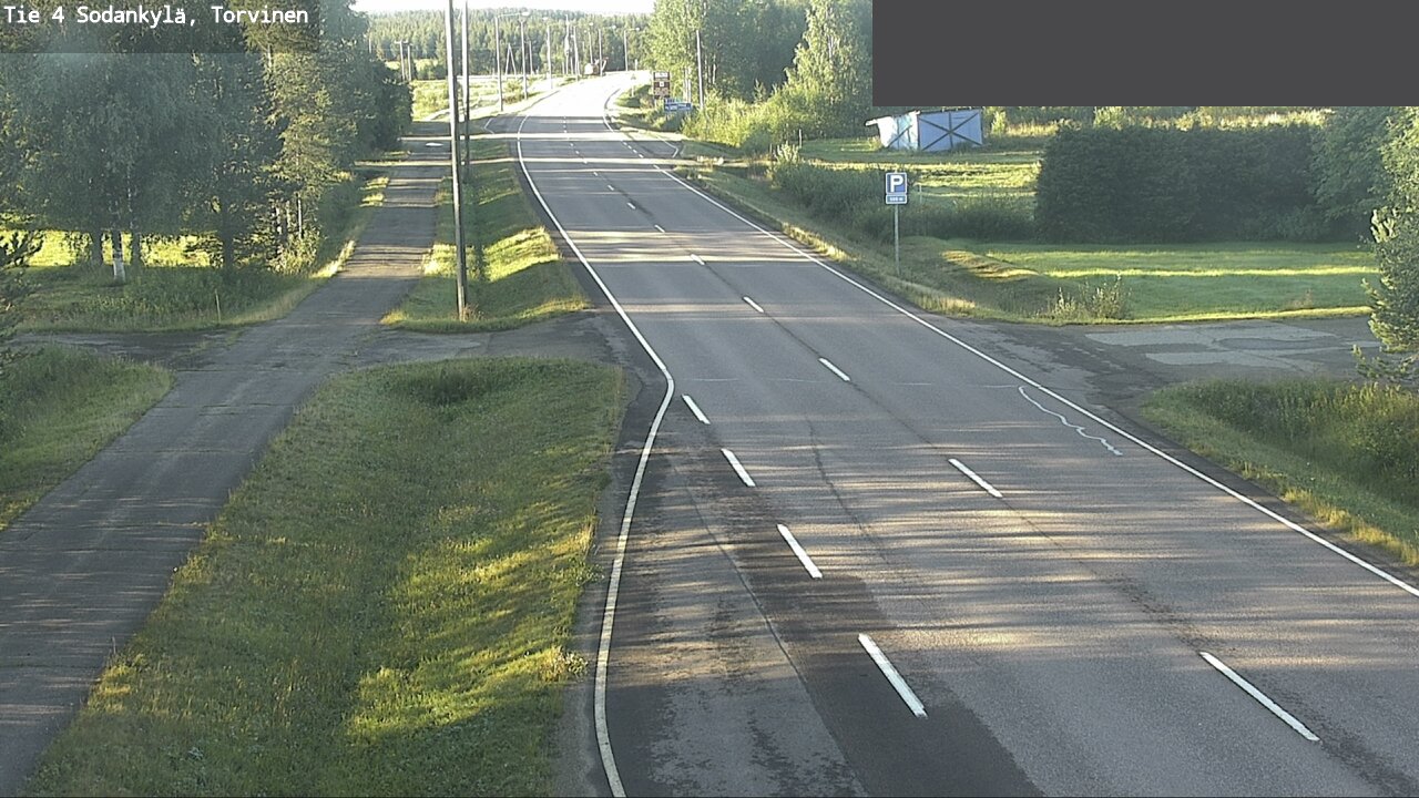 Weather Camera Image Road 4 Sodankylä, Torvinen, Sodankylä, Lappi
