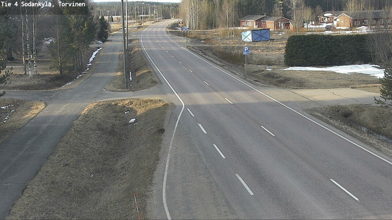 Weather Camera Image Väg 4 Sodankylä, Torvinen, Sodankylä, Lappi