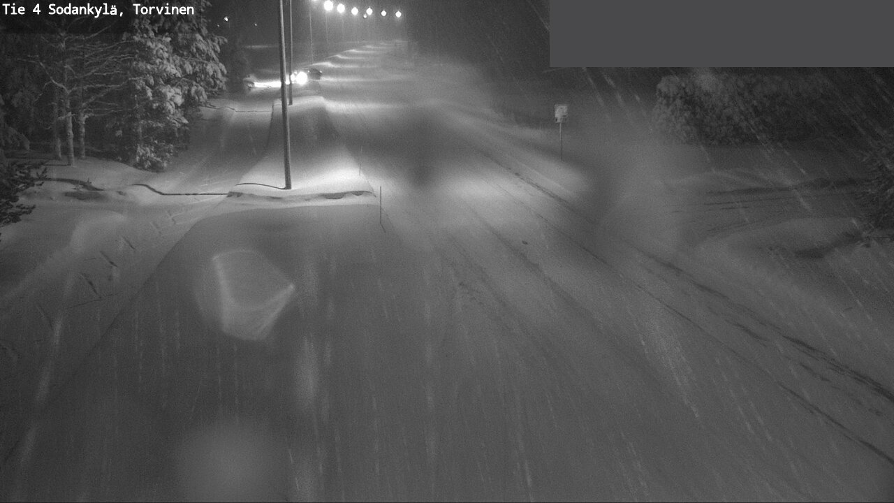 Weather Camera Image Road 4 Sodankylä, Torvinen, Sodankylä, Lappi
