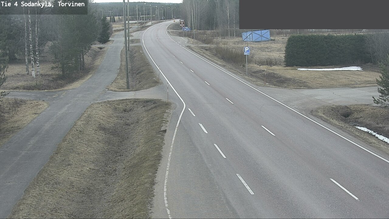 Weather Camera Image Road 4 Sodankylä, Torvinen, Sodankylä, Lappi