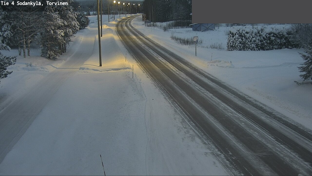 Weather Camera Image Road 4 Sodankylä, Torvinen, Sodankylä, Lappi
