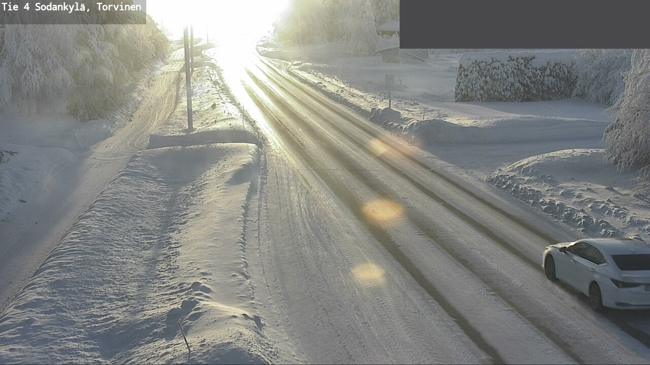 Weather Camera Image Road 4 Sodankylä, Torvinen, Sodankylä, Lappi