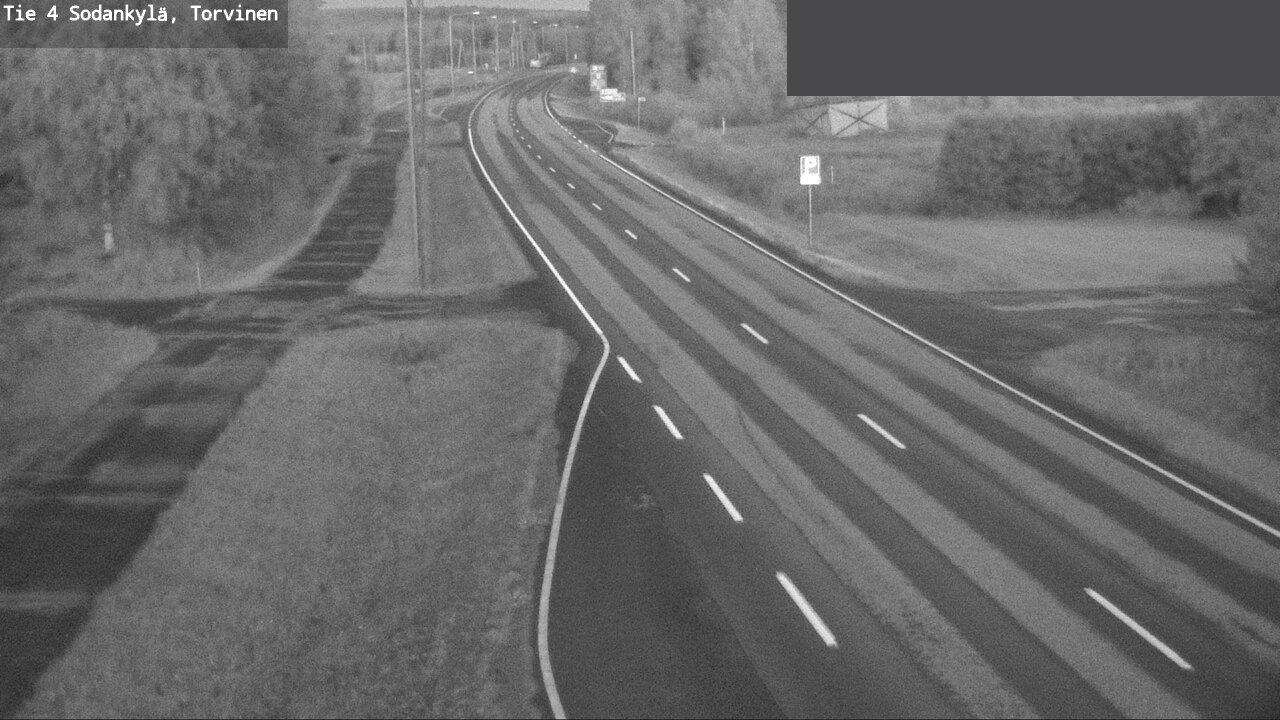 Weather Camera Image Road 4 Sodankylä, Torvinen, Sodankylä, Lappi
