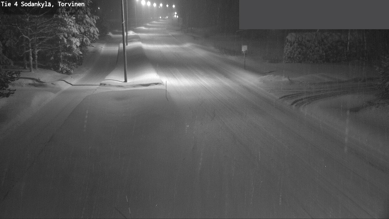 Weather Camera Image Road 4 Sodankylä, Torvinen, Sodankylä, Lappi