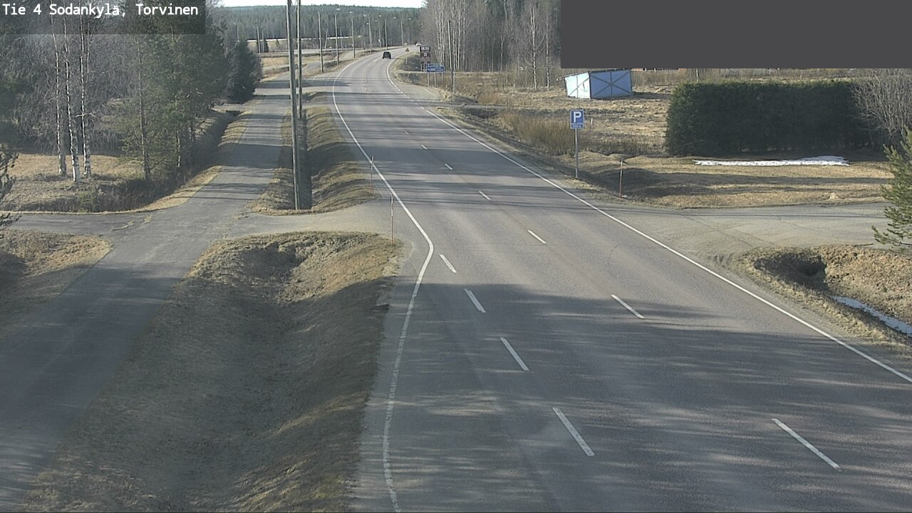 Weather Camera Image Road 4 Sodankylä, Torvinen, Sodankylä, Lappi