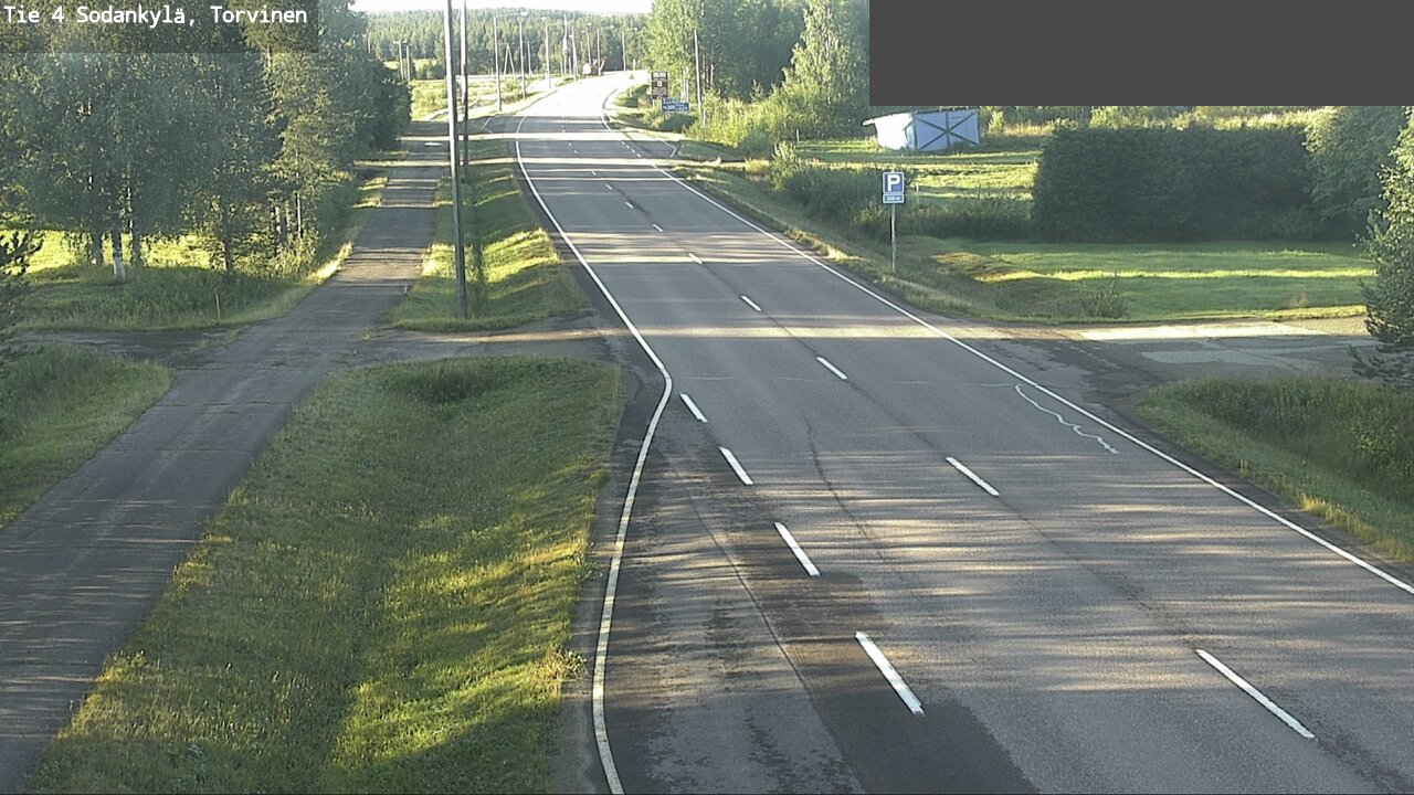 Weather Camera Image Road 4 Sodankylä, Torvinen, Sodankylä, Lappi