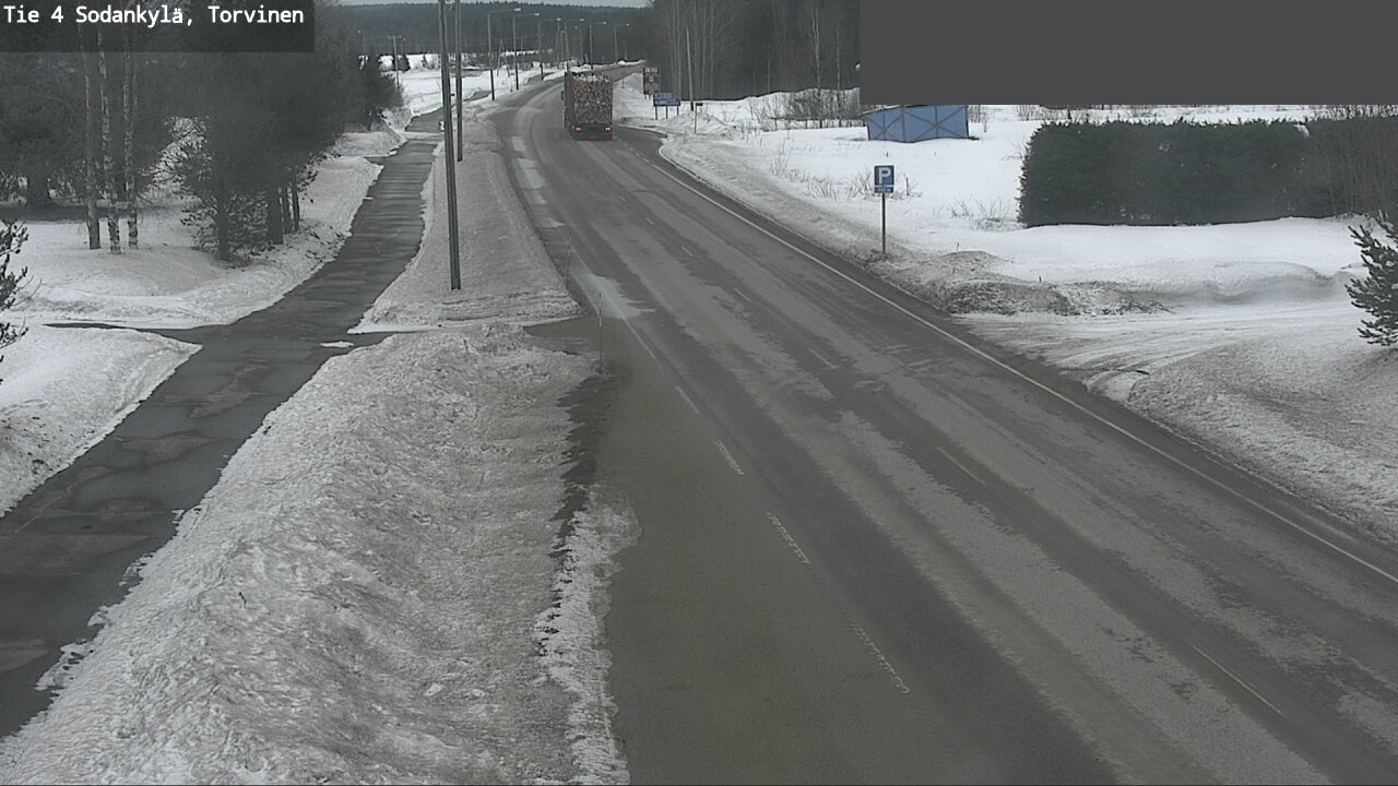 Weather Camera Image Väg 4 Sodankylä, Torvinen, Sodankylä, Lappi