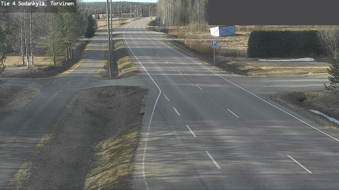 Weather Camera Image Road 4 Sodankylä, Torvinen, Sodankylä, Lappi